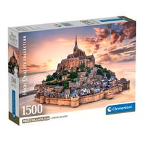 Puzzle 1500 Peças Sol Nascente Em Saint-Michel - Clementoni 31730 Puzzle 1500 Peças Sol Nascente Em Saint-Michel - Clementoni 31730