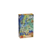 Puzzle 200 peças Viagem pela Europa - Grow