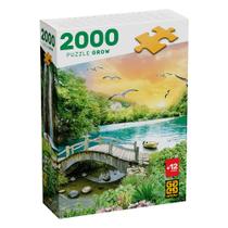 Puzzle 2000 peças Lagoa Tropical