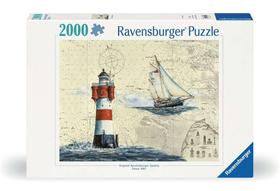 Puzzle 2000 Peças Mapa do Farol Ravensburger 12000804