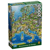 Puzzle 2000 Peças Monumentos Da Europa