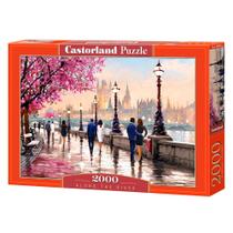 Puzzle 2000 peças Passeio ao Longo do Rio - Imp. Castorland Puzzle 2000 peças Passeio ao Longo do Rio - Imp. Castorland