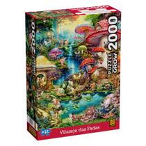 Puzzle 2000 peças Vilarejo das Fadas