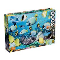 Puzzle 3000 peças Fundo do Mar - Grow