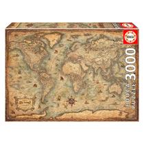 Puzzle 3000 Peças Mapa do Mundo - Educa 19567