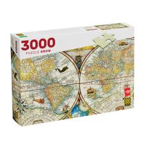 Puzzle 3000 peças Mapa Histórico - Grow