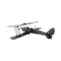 Puzzle 3D de Metal Colorido - Modelo de Aeronave VF-1S RAH-66 - Brinquedo Educacional para Adultos