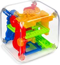 Puzzle 3D Maze Cube 3 Otters 72 Obstáculos Educacional Toy Kids