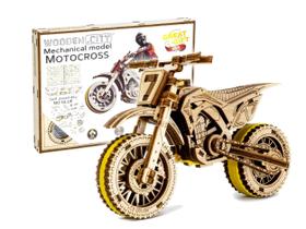 Puzzle 3D Motorcycle Wooden.City Motocross para adultos