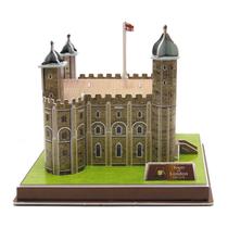 Puzzle 3D Paper Model Tower of London DIY para crianças