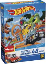 Puzzle 48 peças gigante hotwheels - grow