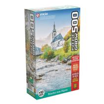 Puzzle 500 peças Riacho nos Alpes - Grow