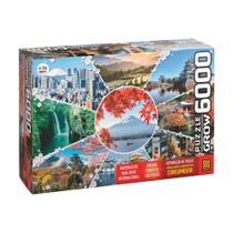 Puzzle 6000 Peças Paisagens Do Japão - 03950 Grow