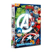 Puzzle Avengers Marvel 60 Peças Para Montar Com Hulk Thor Capitão América
