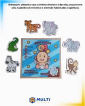 Puzzle baby animais da selva