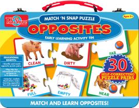 Puzzle Bendon TS Shure Opposites de 30 peças com estojo de estanho