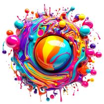 Puzzle Bgraamiens Paint Splashes 1000 peças para adultos Puzzle Bgraamiens Paint Splashes 1000 peças para adultos