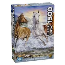Puzzle Cavalos Selvagens 1500 Peças - GROW