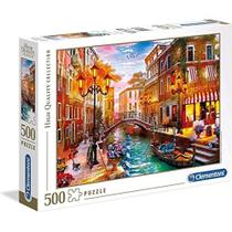 Puzzle Clementoni Collection Sunset Over Venice 500 peças Puzzle Clementoni Collection Sunset Over Venice 500 peças
