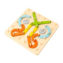 Puzzle de classificação de formas Brinquedo educacional Montessori Wooden Base Puzzle de classificação de formas Brinquedo educacional Montessori Wooden Base