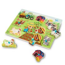 Puzzle de Madeira B. toys Espreite e Explore - Fazenda Barnyard (2+)