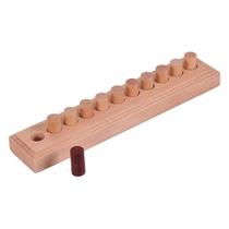 Puzzle de madeira Intelligence Kongming Game Blue 18cm Puzzle de madeira Intelligence Kongming Game Blue 18cm