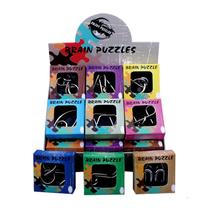 Puzzle de Metal AHYUAN - Kit com 24 Fios de QI Grandes - Com Caixa