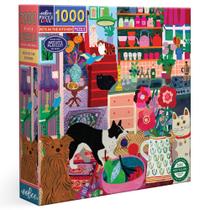 Puzzle eBoo Piece & Love: Animais de estimação na cozinha 1000 peças