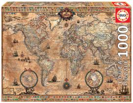 Puzzle Educa Antique World Map 1000 peças