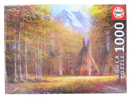 Puzzle Educa Fall - Smoke 1000 peças com cola 68x48cm