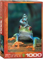 Puzzle EuroGraphics Red-Eyed Tree Frog 1000 peças 48x69cm Puzzle EuroGraphics Red-Eyed Tree Frog 1000 peças 48x69cm