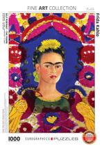 Puzzle EuroGraphics Self-Portrait, The Frame, de Frida Kahlo Puzzle EuroGraphics Self-Portrait, The Frame, de Frida Kahlo