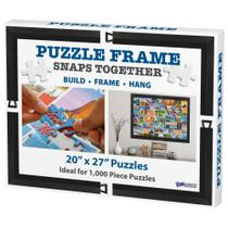 Puzzle Frame Funwares 20x27 cm Easy Assembly Matte Black
