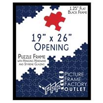 Puzzle Frame PictureFrame Factory Outlet MDF preto de 1,25 polegadas Puzzle Frame PictureFrame Factory Outlet MDF preto de 1,25 polegadas