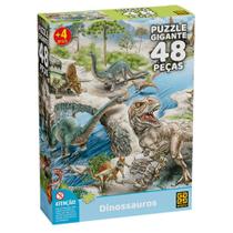 Puzzle Gigante Dinossauros 48 Peças Grow