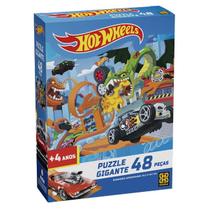 Puzzle Gigante Hot Wheels 48 Peças