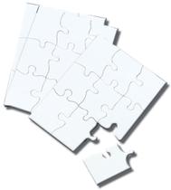 Puzzle INOVART Puzzle-It, 9 peças em branco, 4x5,5 cm, 24 quebra-cabeças