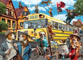 Puzzle JOYZEXY Pet School Bus 500 peças para adultos
