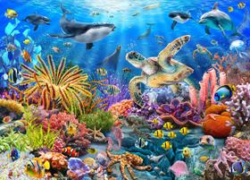 Puzzle JOYZEXY Underwater World 500 peças para adultos Puzzle JOYZEXY Underwater World 500 peças para adultos