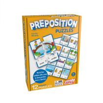Puzzle Junior Learning JL245 Preposição Multicolor Puzzle Junior Learning JL245 Preposição Multicolor