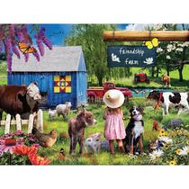 Puzzle KI Puzzles 750 peças Summer Farm Karen Burke para adultos