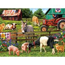Puzzle KI Puzzles A Day On The Farm 750 peças para adultos