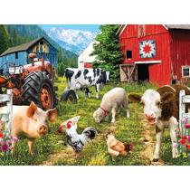 Puzzle KI Puzzles Happy Farm Day Sharon Steele 750 peças