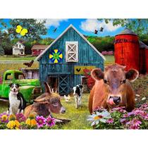 Puzzle KI Quebra-cabeças Rooster Hollow Farm Karen Burke 750 peças