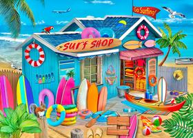 Puzzle Kribin Beach Surf Shop de 500 peças para adultos