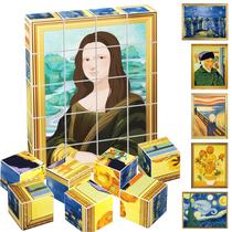 Puzzle magnético, cubos de construção, blocos Picasso Tiles, 20 unidades
