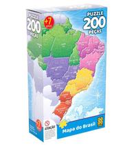 Puzzle Mapa do Brasil 200 Peças Grow