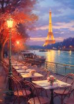 Puzzle MBOQIU Paris Riverside 1000 peças para adultos Puzzle MBOQIU Paris Riverside 1000 peças para adultos
