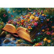 Puzzle MINIWAN Life Books and Flowers 1000 peças para adultos