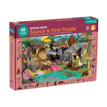 Puzzle Mudpuppy African Safari Pesquise e encontre 64 peças 4+